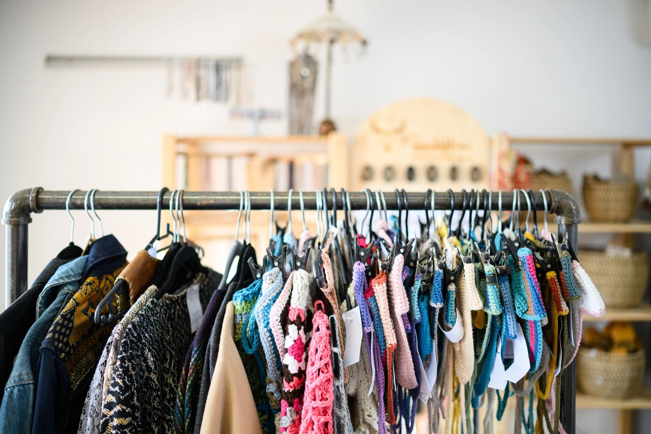 Boutique clothing display for AllGood shop hero