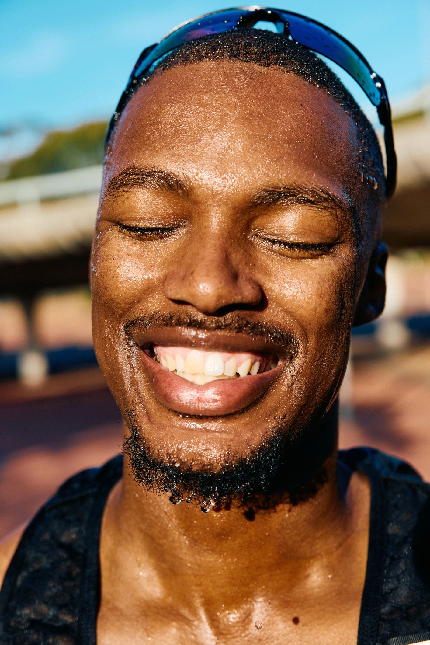 Portrait representing sports representation team member